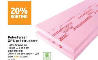 Polystyreen Xps Geёxtrudeerd
