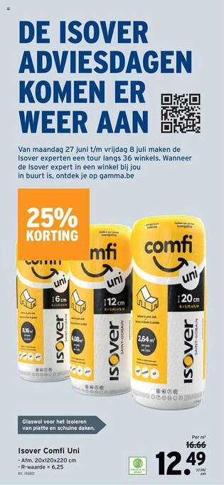 GAMMA Isover Comfi Uni aanbieding