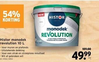 GAMMA Histor Monodek Revolution 10l aanbieding