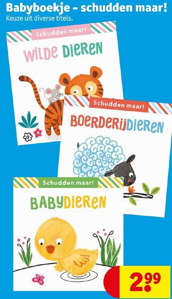 Babyboekje -Schudden Maar!