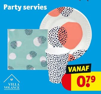 Kruidvat Party Servies aanbieding