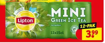 Lipton Ice Tea Miniblikjes Keuze Uit Ice Tea Green 12-Pak