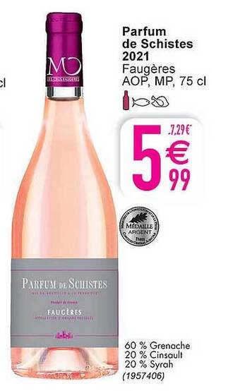 Cora Parfum De Schistes 2021 Faugères aanbieding