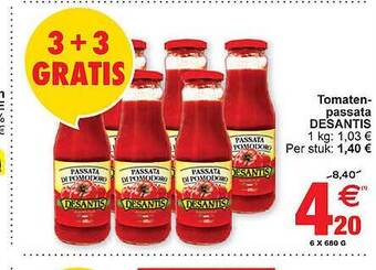 Cora Tomatenpassata Desantis aanbieding