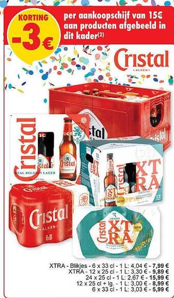 Cora Cristal aanbieding