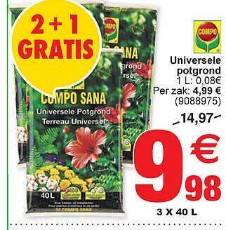 Cora Universele Potgrond aanbieding