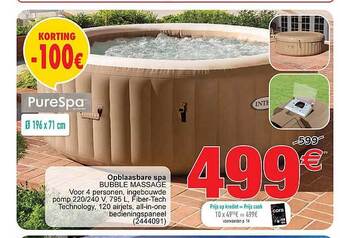 Cora Opblaasbare Spa aanbieding