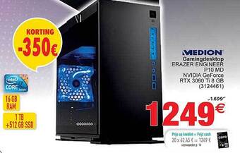 Cora Medion Gamingdesktop aanbieding
