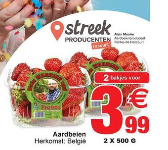 Cora Aardbeien aanbieding