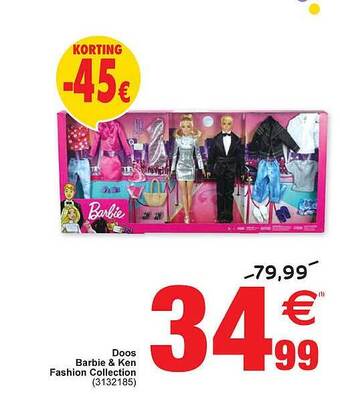Cora Doos Barbie & Ken Fashion Collection aanbieding