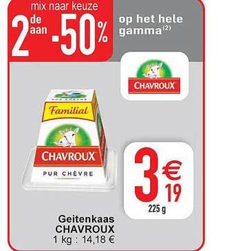 Cora Geitenkaas Chavroux aanbieding