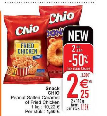 Cora Snack Chio aanbieding