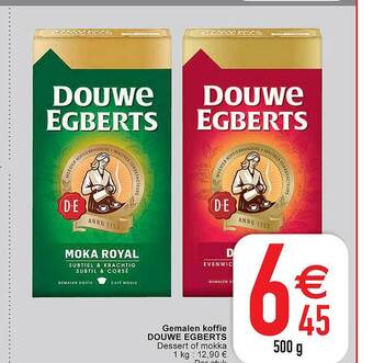 Cora Gemalen Koffie Douwe Egberts aanbieding