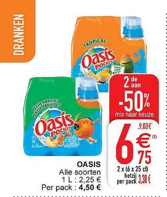 Cora Oasis aanbieding