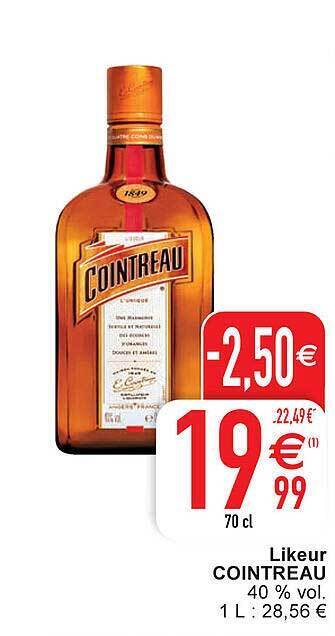 Cora Likeur Cointreau aanbieding