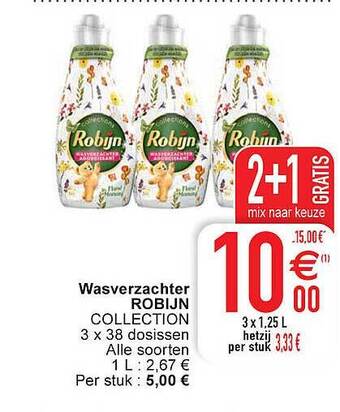 Cora Wasverzachter Robijn aanbieding