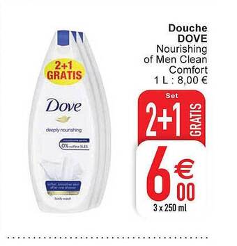 Cora Douche Dove aanbieding