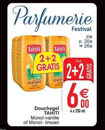 Cora Douchegel Tahiti aanbieding