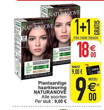Cora Plantaardige Haarkleuring Naturanove aanbieding