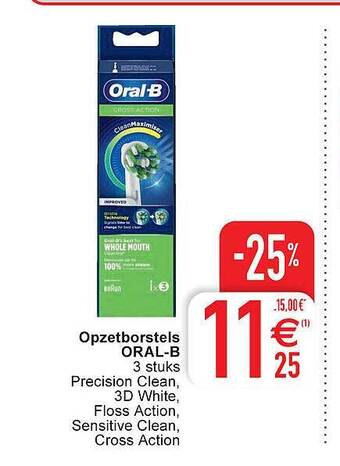 Cora Opzetborstels Oralb aanbieding