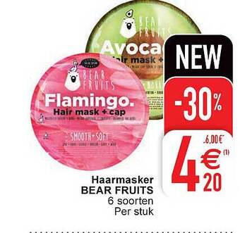 Cora Haarmasker Bear Fruits aanbieding