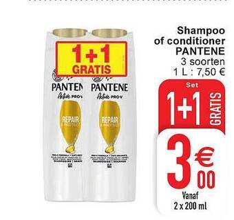 Cora Shampoo Of Conditioner Pantene aanbieding