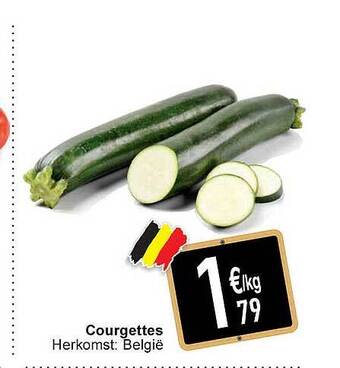 Cora Courgettes aanbieding