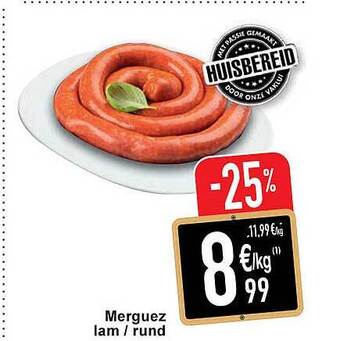 Merguez Lam-rund