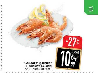 Cora Gekookte Garnalen aanbieding