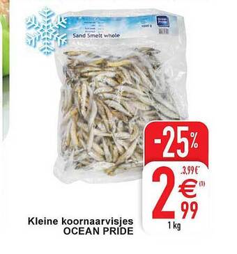 Cora Kleine Koornaarvisjes Ocean Pride aanbieding