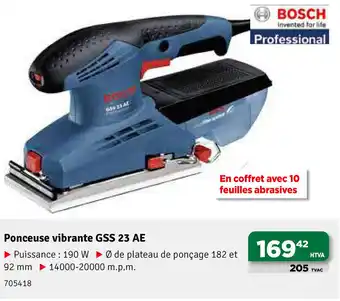 Bosch Ponceuse Vibrante GSS 23 EA