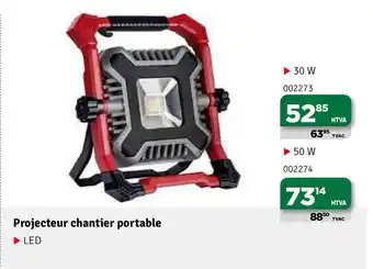 Projecteur Chantier Portable 30W