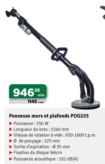 Metabo Ponceuse Murs et Plafonds POG225