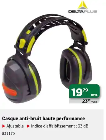 Delta Plus Casque Anti-Bruit Haute Perfomance