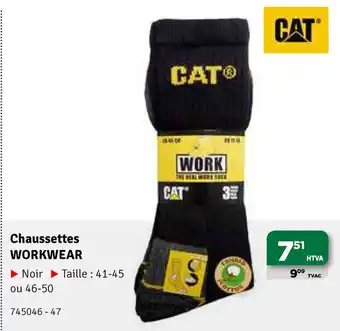 Cat Chaussettes Workwear