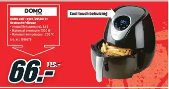 MediaMarkt Domo Deli-Fryer (D0509FR) Hetelucht friteuse aanbieding