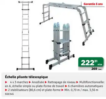 Mr Bricolage Echelle pliante telescopique aanbieding