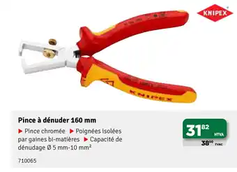 Pince a denuder 160 mm