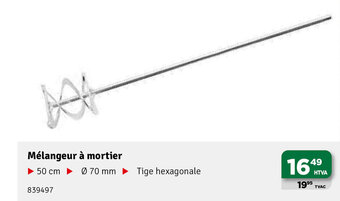 Melangeur a mortier