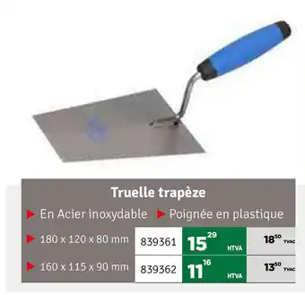 Mr Bricolage Truelle trapeze aanbieding