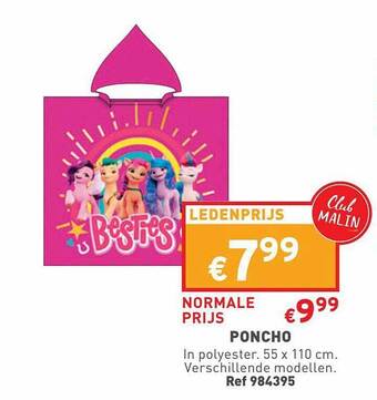 Trafic Poncho aanbieding