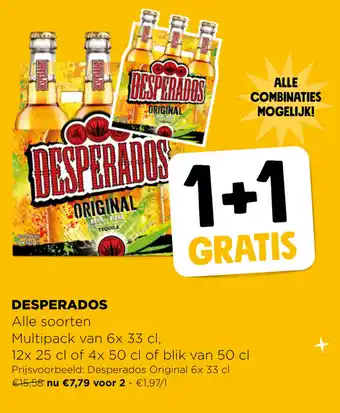 Jumbo Desperados 6 x 33cl aanbieding