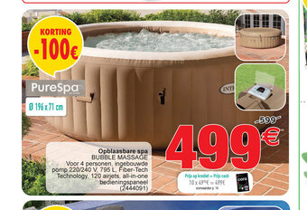 Cora Opblaasbare spa aanbieding