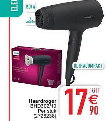 Cora Haardroger aanbieding