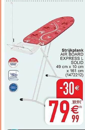 Cora Strijkplank aanbieding