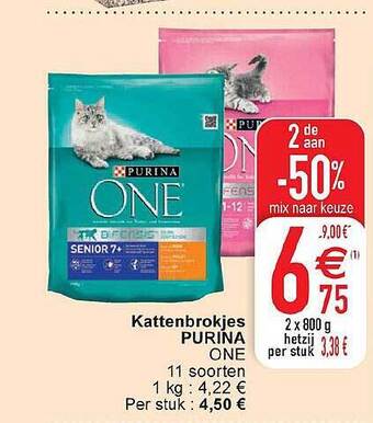Cora Kattenbrokjes Purina aanbieding