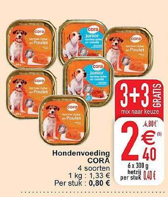 Cora Hondenvoeding aanbieding