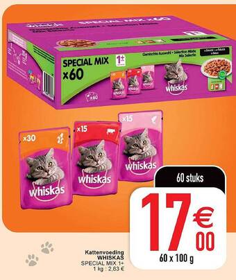Cora Kattenvoeding Whiskas aanbieding