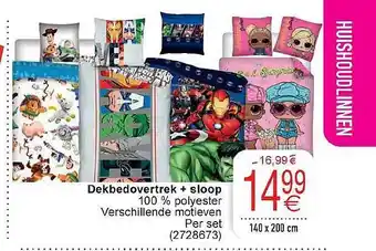 Cora Dekbedovertrek + Sloop aanbieding