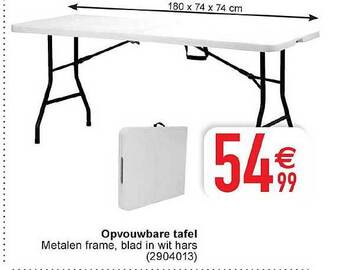 Cora Opvouwbare Tafel aanbieding
